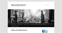 Desktop Screenshot of abacususedbooks.com